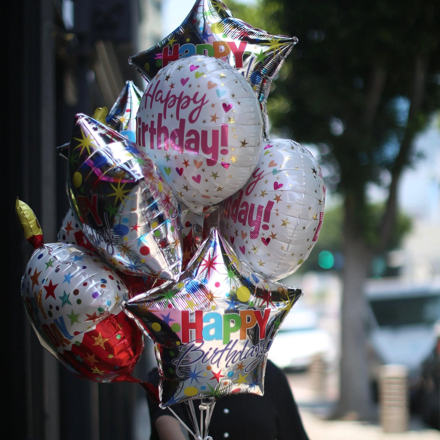 5 Balloons - Same Day Flower Delivery in Honolulu (HI) | Honolulu Florist | Pink Clover