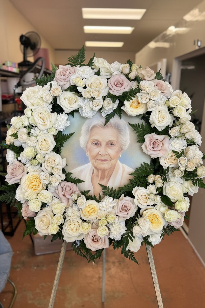 Circle Spray - Peaceful Blossoms