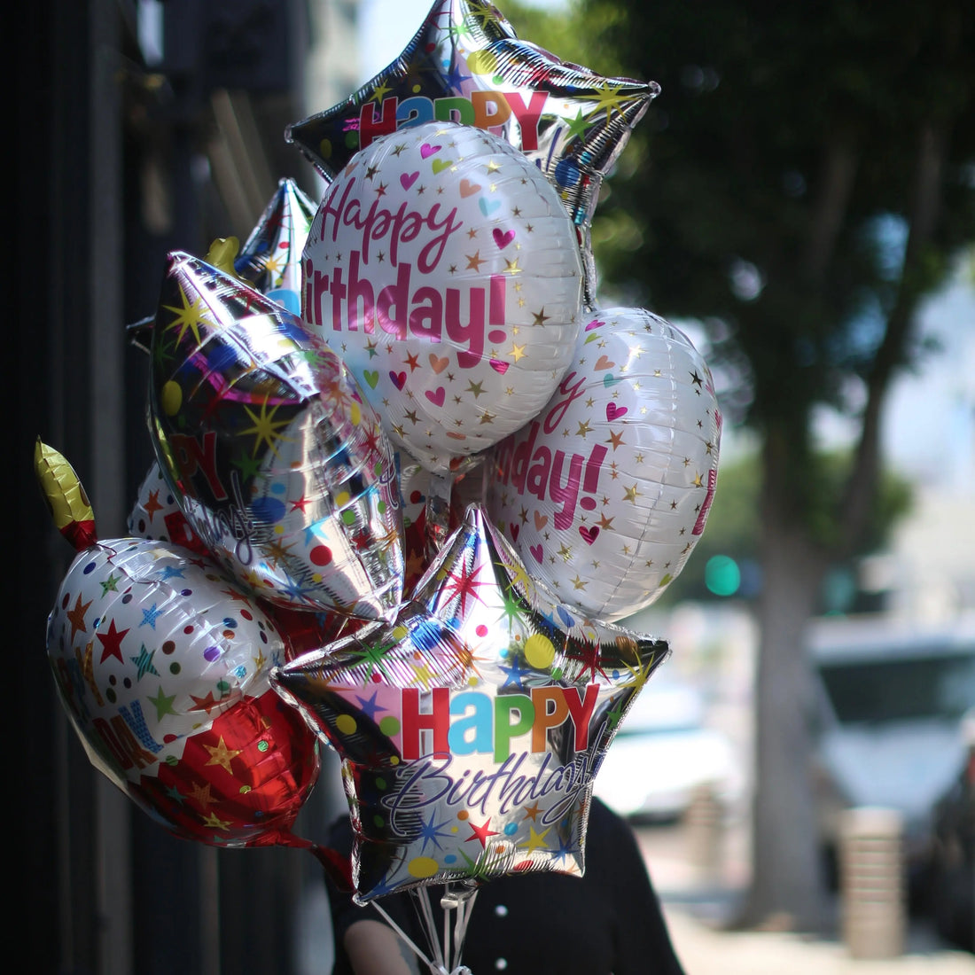 5 Balloons - Same Day Flower Delivery in Honolulu (HI) | Honolulu Florist | Pink Clover
