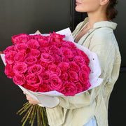 Pink Roses - Los Angeles Florist - Pink Clover