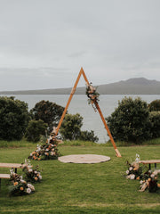 Flower Clouds Wedding Arch - Los Angeles Florist - Pink Clover