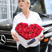 Heart Box - Los Angeles Florist - Pink Clover